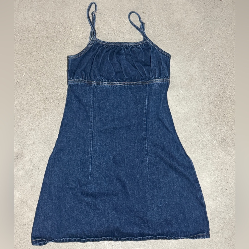 La Hearts Blue Denim Top
